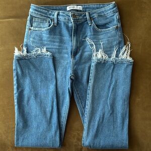 Just Black Clean Straight Jean